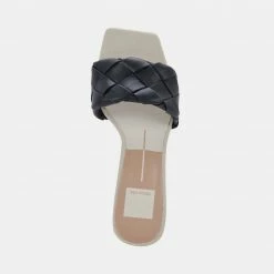 DOLCEVITA SANDALS MOLY HEELS BLACK STELLA