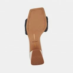 DOLCEVITA SANDALS MOLY HEELS BLACK STELLA