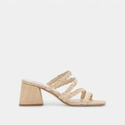 DOLCEVITA MYLAH SANDALS NATURAL RAFFIA
