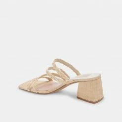 DOLCEVITA MYLAH SANDALS NATURAL RAFFIA