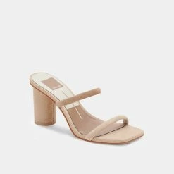 Recurate NOLES WIDE HEELS DUNE SUEDE - Re:vita