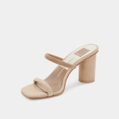DOLCEVITA NOLES WIDE HEELS DUNE SUEDE