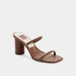 DOLCEVITA NOLES HEELS ESPRESSO STELLA SANDALS