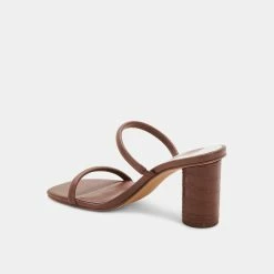 DOLCEVITA NOLES HEELS ESPRESSO STELLA SANDALS