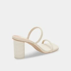DOLCEVITA NOLES WIDE HEELS IVORY STELLA WIDE SIZING