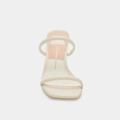 DOLCEVITA SANDALS NOLES HEELS IVORY STELLA