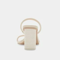 DOLCEVITA NOLES WIDE HEELS IVORY STELLA WIDE SIZING