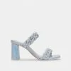 DOLCEVITA SANDALS PAILY PRIDE SILVER IRIDESCENT STELLA