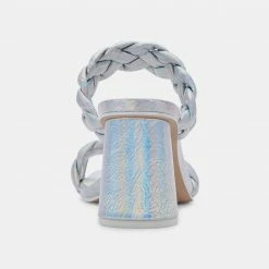 DOLCEVITA SANDALS PAILY PRIDE SILVER IRIDESCENT STELLA