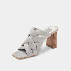 DOLCEVITA POIRA HEELS CHARCOAL SUEDE