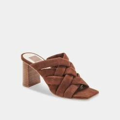 DOLCEVITA POIRA HEELS ESPRESSO SUEDE