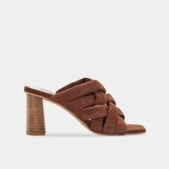 DOLCEVITA POIRA HEELS ESPRESSO SUEDE