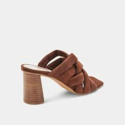 DOLCEVITA POIRA HEELS ESPRESSO SUEDE