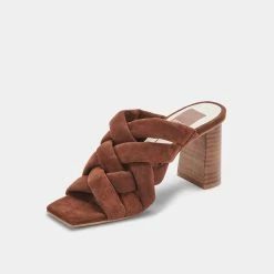 DOLCEVITA POIRA HEELS ESPRESSO SUEDE