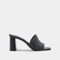 DOLCEVITA PRIANA HEELS BLACK STELLA SANDALS
