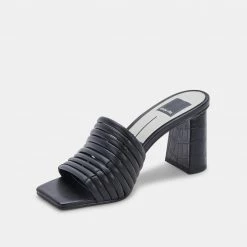 DOLCEVITA PRIANA HEELS BLACK STELLA SANDALS