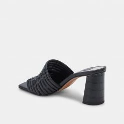 DOLCEVITA PRIANA HEELS BLACK STELLA SANDALS