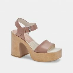 DOLCEVITA WALLIS HEELS CAFE LEATHER