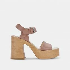 DOLCEVITA WALLIS HEELS CAFE LEATHER