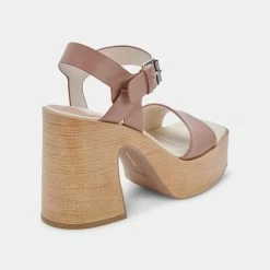 DOLCEVITA WALLIS HEELS CAFE LEATHER