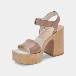 DOLCEVITA WALLIS HEELS CAFE LEATHER