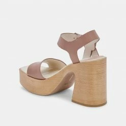 DOLCEVITA WALLIS HEELS CAFE LEATHER