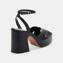 DOLCEVITA WESSI HEELS BLACK LEATHER