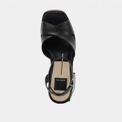 DOLCEVITA WESSI HEELS BLACK LEATHER