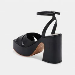 DOLCEVITA WESSI HEELS BLACK LEATHER