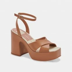 DOLCEVITA WESSI HEELS CARAMEL LEATHER