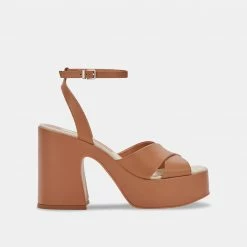 DOLCEVITA WESSI HEELS CARAMEL LEATHER