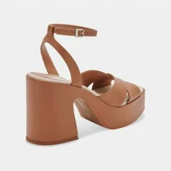 DOLCEVITA WESSI HEELS CARAMEL LEATHER