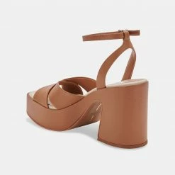 DOLCEVITA WESSI HEELS CARAMEL LEATHER