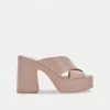 DOLCEVITA WONDER HEELS BLUSH LEATHER