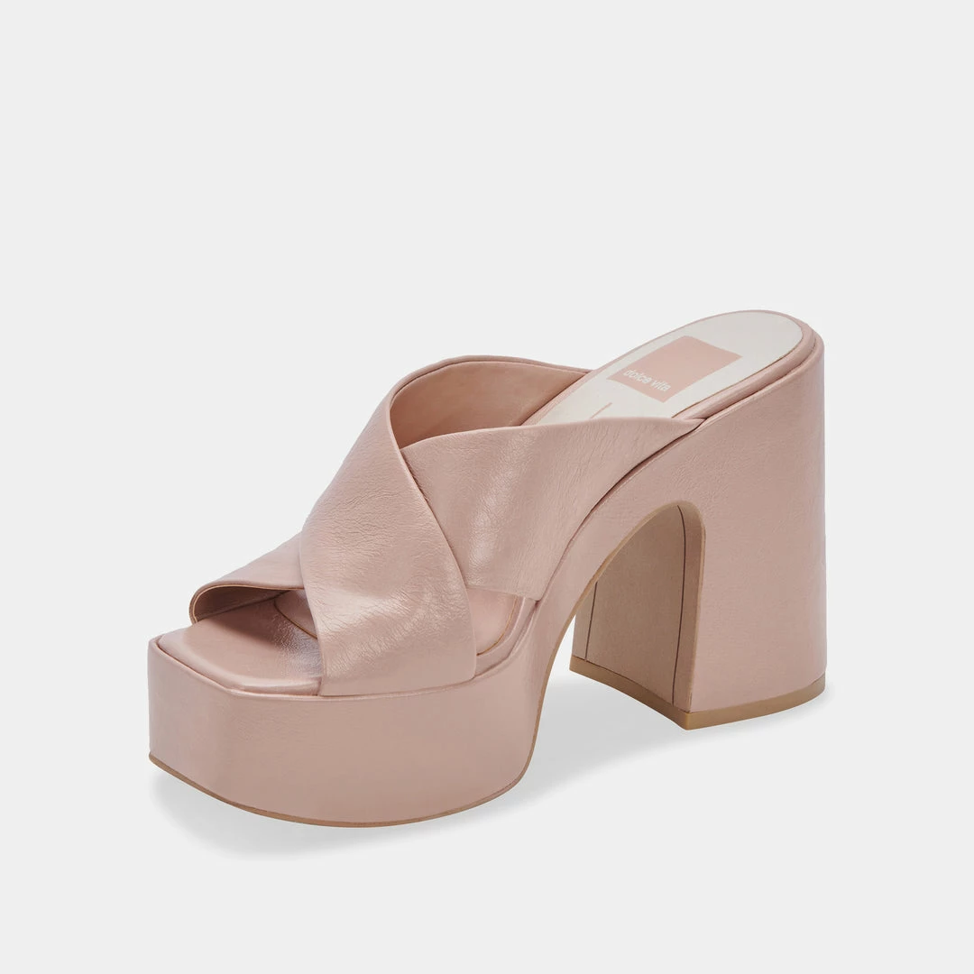 DOLCEVITA WONDER HEELS BLUSH LEATHER
