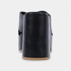 DOLCEVITA WONDER HEELS ONYX LEATHER