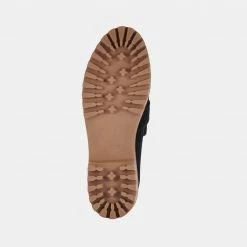 DOLCEVITA AUBREE WOVEN FLATS BLACK NUBUCK