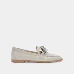 DOLCEVITA FLATS CRYS LOAFERS IVORY LEATHER