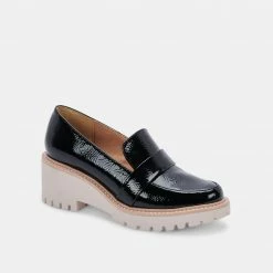 DOLCEVITA HENRI LOAFERS BLACK PATENT STELLA