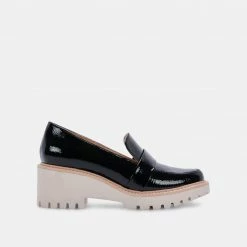 DOLCEVITA HENRI LOAFERS BLACK PATENT STELLA