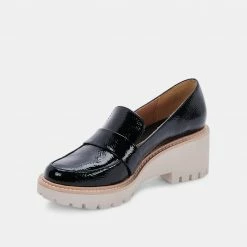 DOLCEVITA HENRI LOAFERS BLACK PATENT STELLA