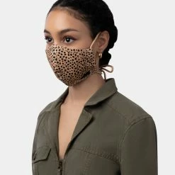 DOLCEVITA FACE COVERING LEOPARD FABRIC