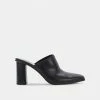 DOLCEVITA HEELS PAREZ MULES BLACK LEATHER