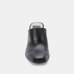 DOLCEVITA HEELS PAREZ MULES BLACK LEATHER