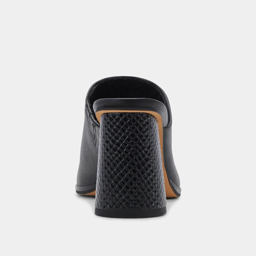 DOLCEVITA HEELS PAREZ MULES BLACK LEATHER