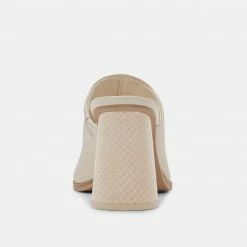 DOLCEVITA HEELS PAREZ MULES CREAM LEATHER