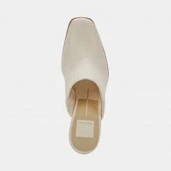 DOLCEVITA HEELS PAREZ MULES CREAM LEATHER