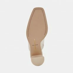 DOLCEVITA HEELS PAREZ MULES CREAM LEATHER