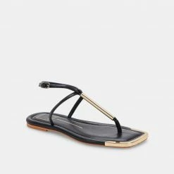 DOLCEVITA ARCHEY SANDALS BLACK STELLA