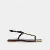 DOLCEVITA ARCHEY SANDALS BLACK STELLA